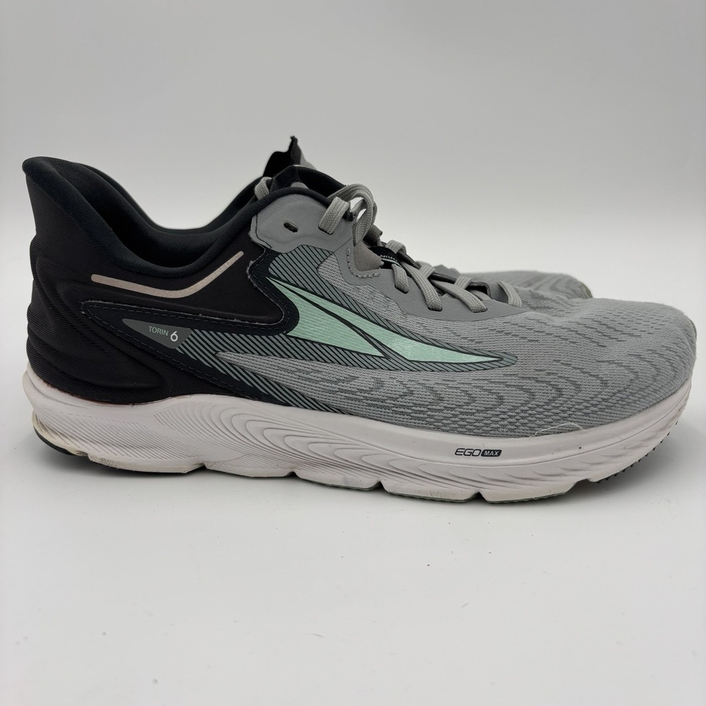 Altra Torin 6 Women's Size 9 Gray Black Running Shoes Lace Up Sneakers